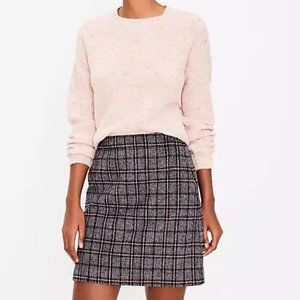 Loft Plaid Pocket Skirt